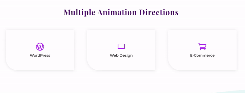 Layout 1 of Divi Advanced Flip Box module