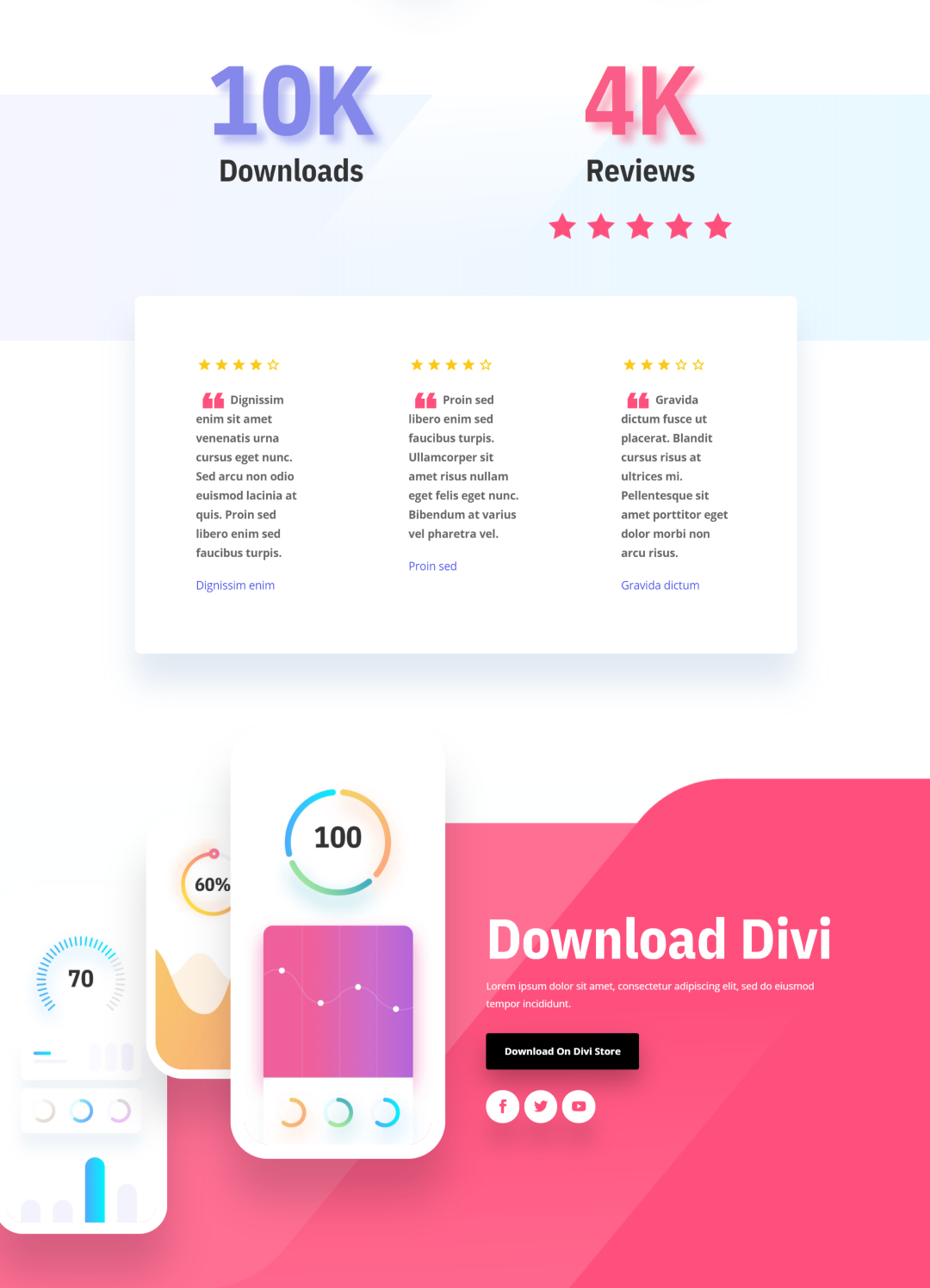 Testimonial Extended Examples