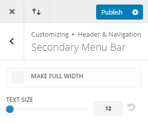 Set header social icon size