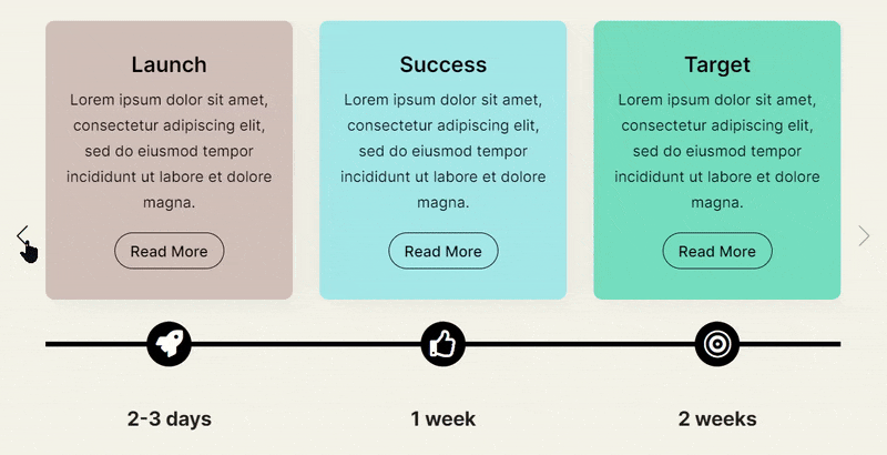 Divi Horizontal Timeline Divi Horizontal Timeline Carousel